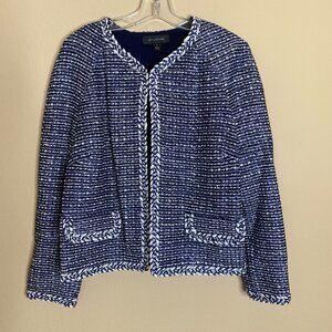 st john long sleeve blazer jacket